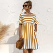 Madalena | Vestido Leve às Riscas