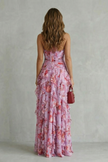 Alice | Vestido Maxi Floral com Decote Cruzado