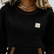 Noelle — Camisola de gola redonda em blocos de cor