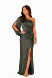 Vestido Maxi Olívia — Elegância Assimétrica