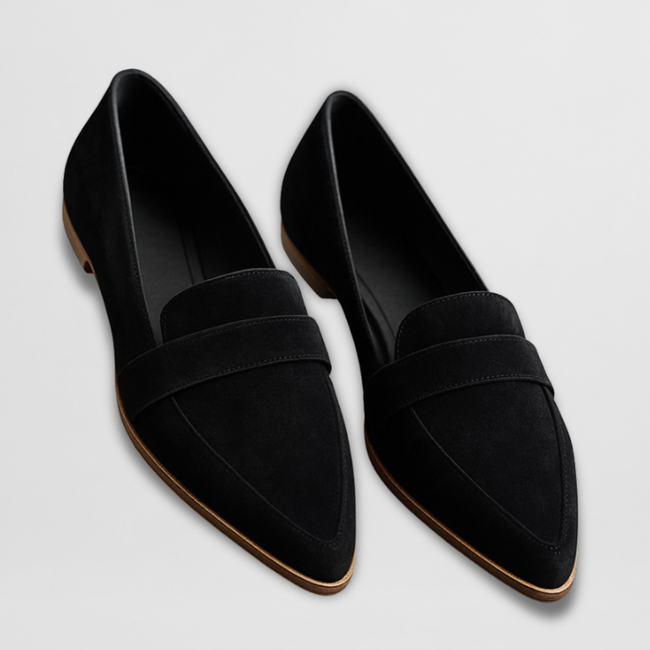 Lilou – Mocassins de camurça macia para mulher