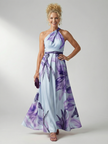 Vestido maxi Amiel floral leve