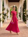 Valentina - Vestido Midi Plissado, Elegância para o Verão!