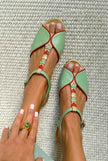 Brisa – Sandálias peep toe com detalhe de coração