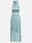 Vestido midi Céline de cerimónia elegante