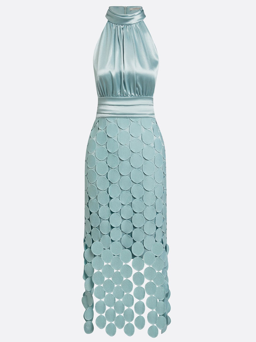 Vestido midi Céline de cerimónia elegante