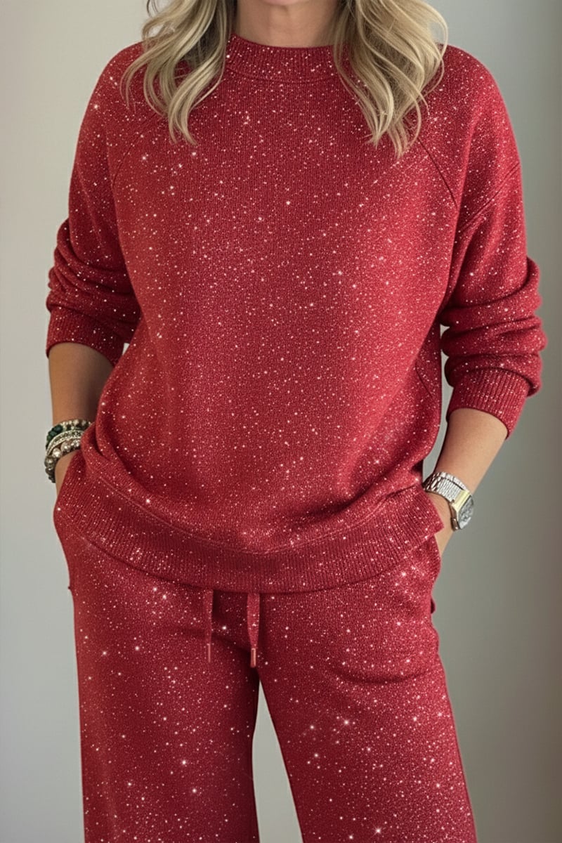 SOFIA | Conjunto Casual Brilhante para Mulheres