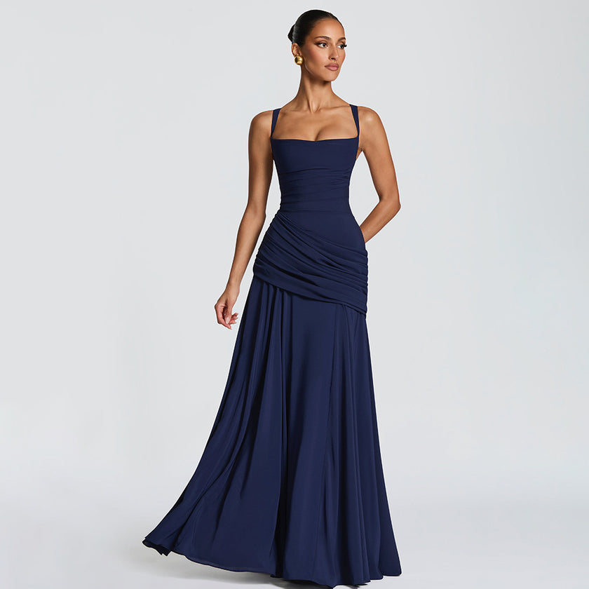 Vestido Maxi Aurélia — Elegância que Valoriza a Silhueta