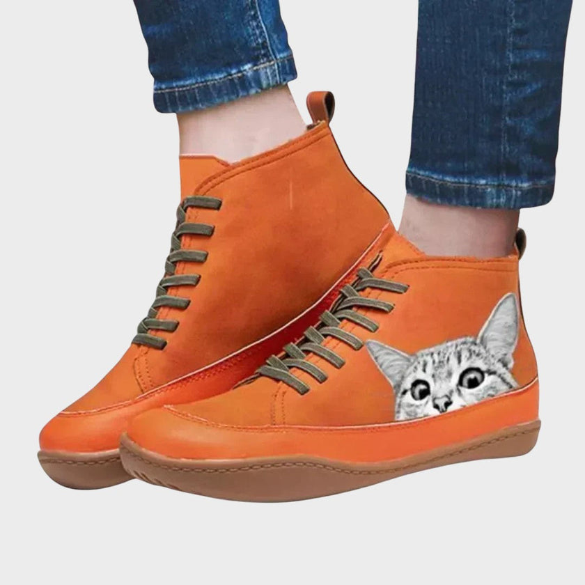 Luz – Botins com motivo de gato