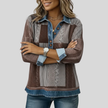 Meridell — Camisola em blocos de cor com padrão