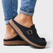 Ísis – Mocassins de camurça com fivela