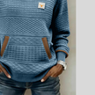 Noelle — Camisola de gola redonda em blocos de cor