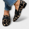 Greta – Mocassins com padrão leopardo