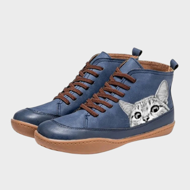 Luz – Botins com motivo de gato