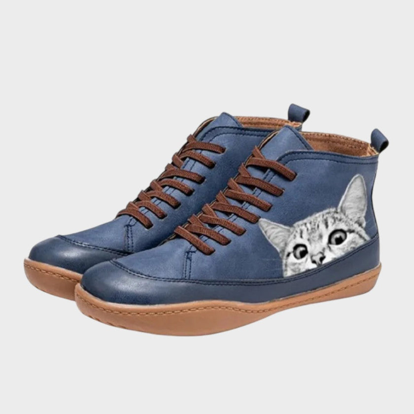 Luz – Botins com motivo de gato