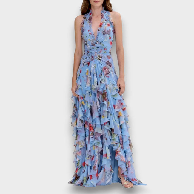 Vestido Maxi com Halter