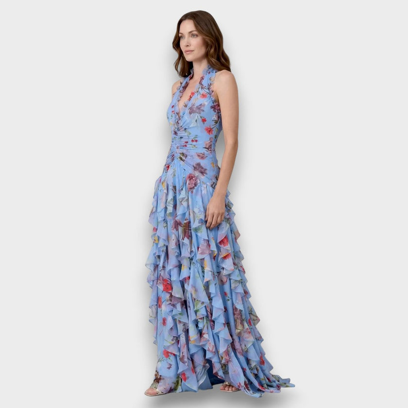 Vestido Maxi com Halter