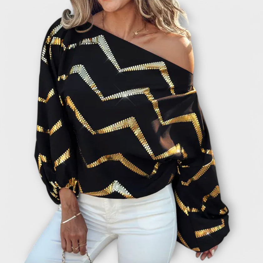 Blusa elegante de primavera feminino