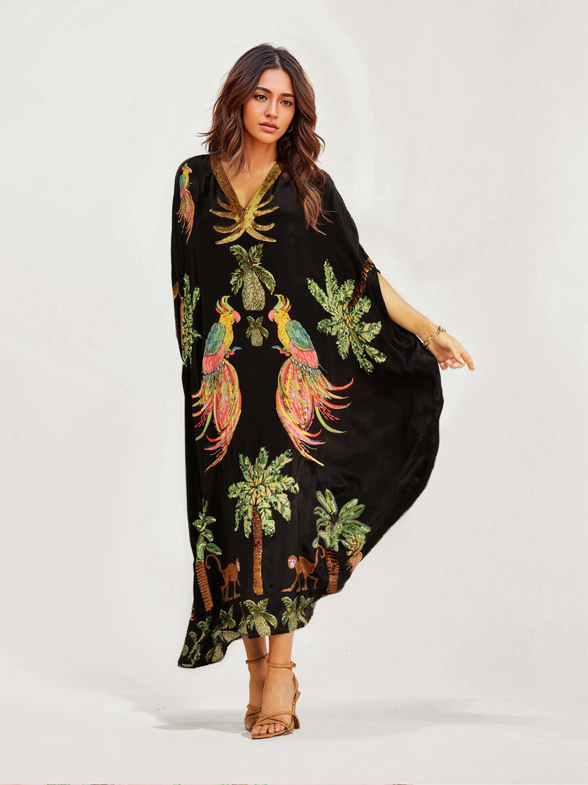 Vestido Longo Estampado feminino