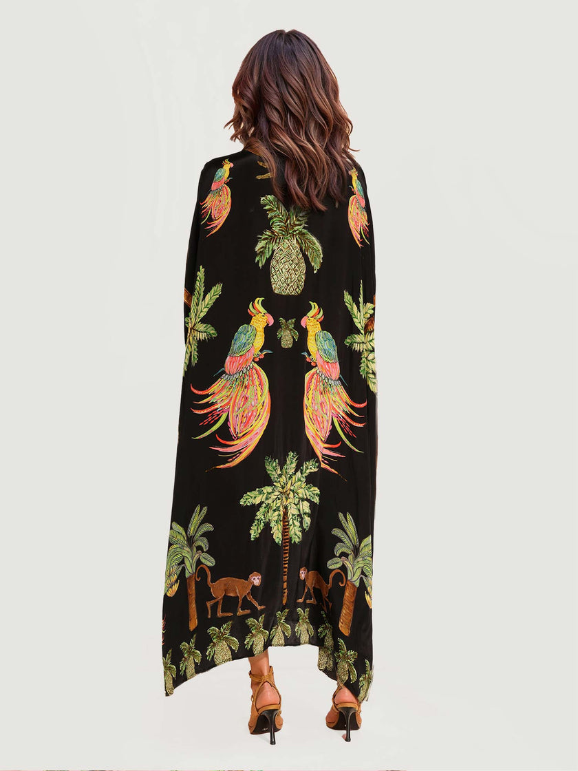 Vestido Longo Estampado feminino