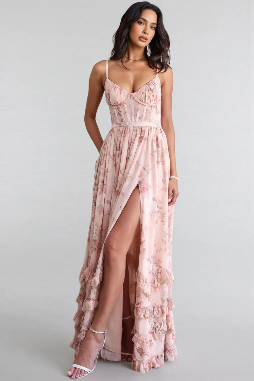 Vestido Elora com decote delicado e elegância romântica