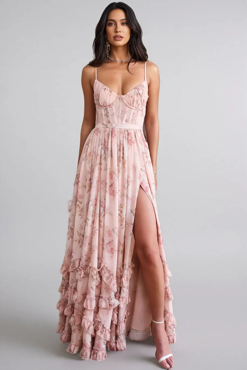Vestido Elora com decote delicado e elegância romântica