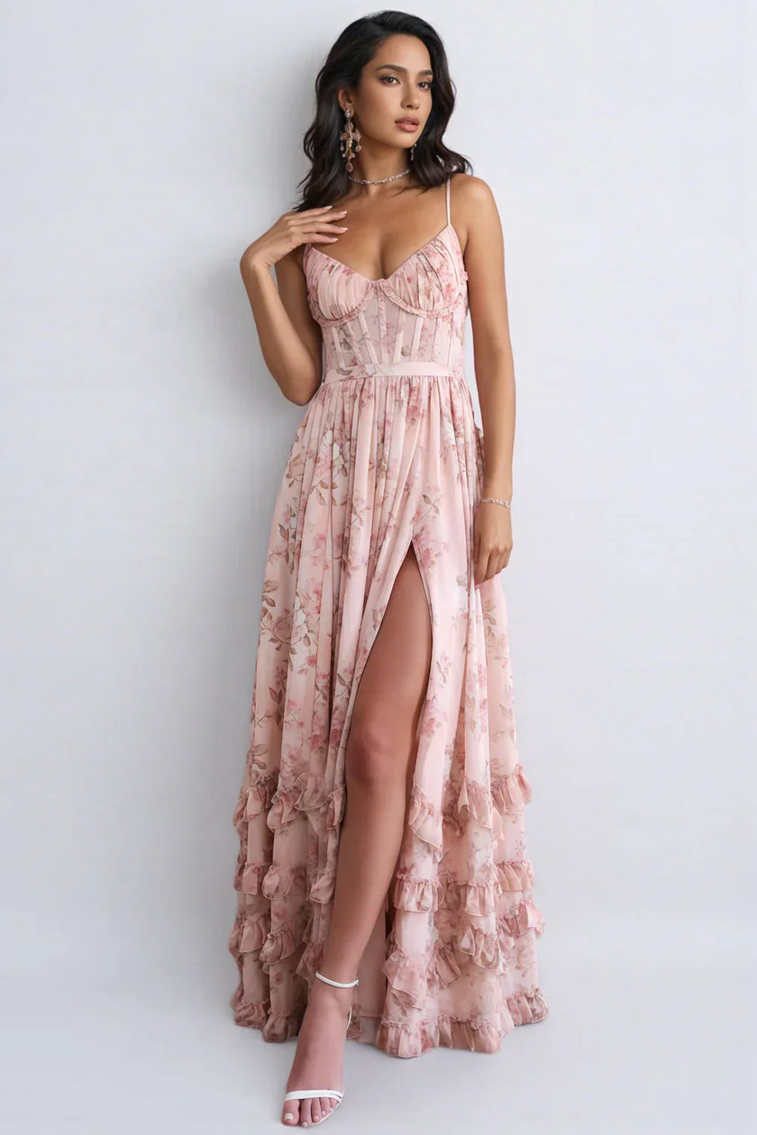Vestido Elora com decote delicado e elegância romântica