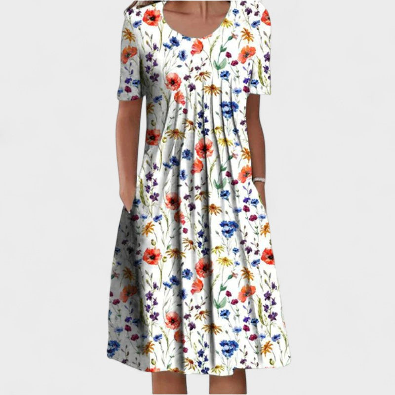 Vestido Midi com Camadas feminino