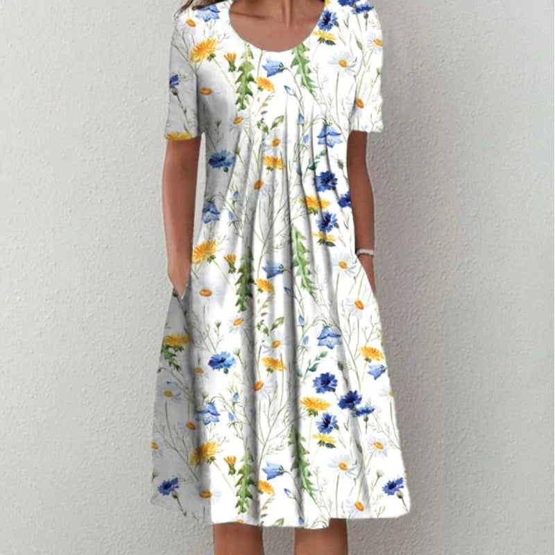 Vestido Midi com Camadas feminino
