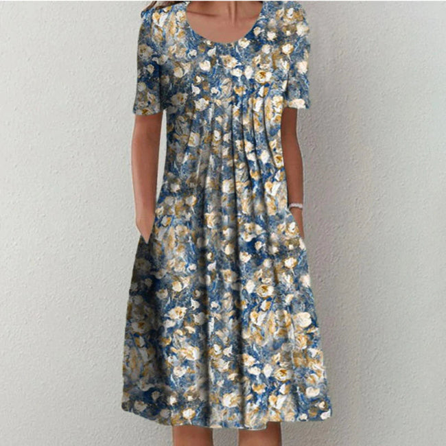Vestido Midi com Camadas feminino