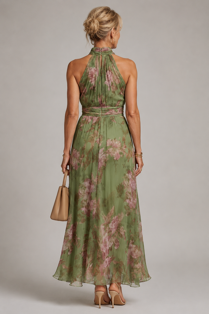 Iara | Vestido Floral Halter