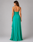 Isadora | Vestido Longo com Folhos