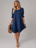 Leonor | Vestido Fluido com Folhos
