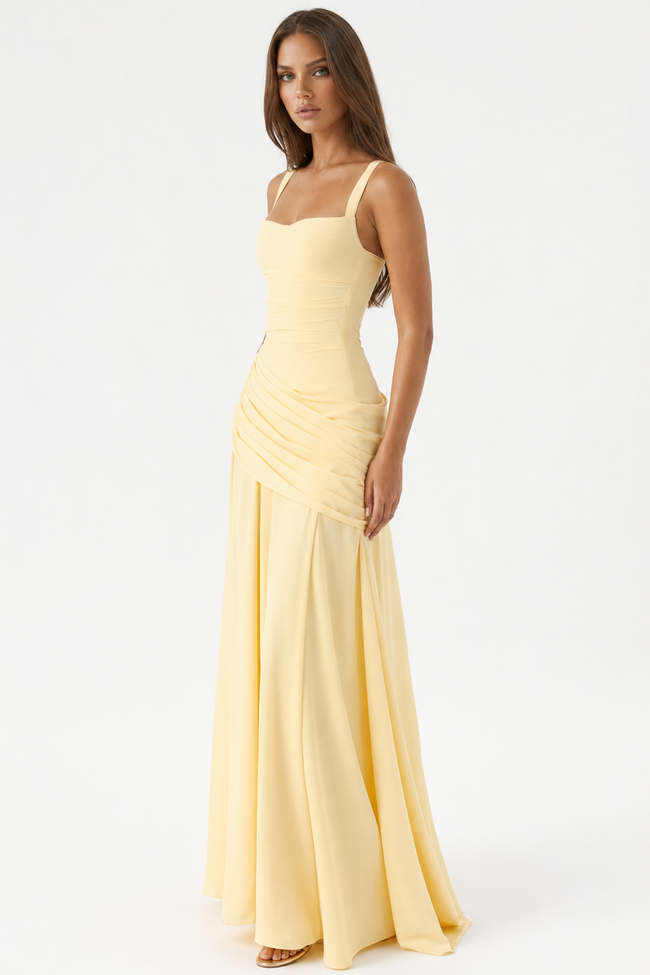 Vestido Maxi Aurélia — Elegância que Valoriza a Silhueta