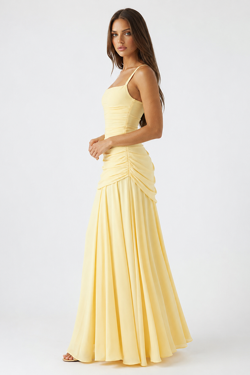 Vestido Maxi Aurélia — Elegância que Valoriza a Silhueta