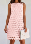 Vestido  Celina com renda floral e elegância fresca