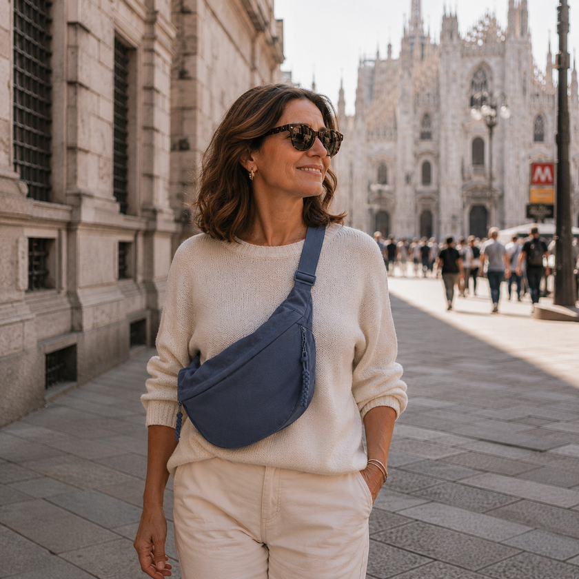 Mara | Bolsa de Ombro Azul