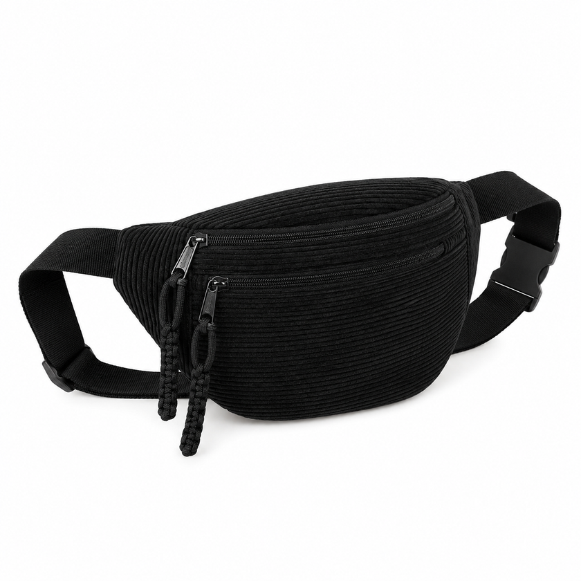 Petra | Bolsa de Ombro em Veludo Cotelê