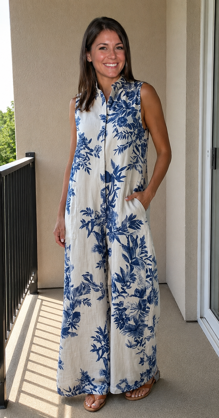 Cliente PortoChic com um look da coleção