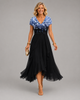 Amélia | Vestido Longo com Detalhes Florais