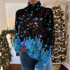 Holly — Camisola festiva de gola subida