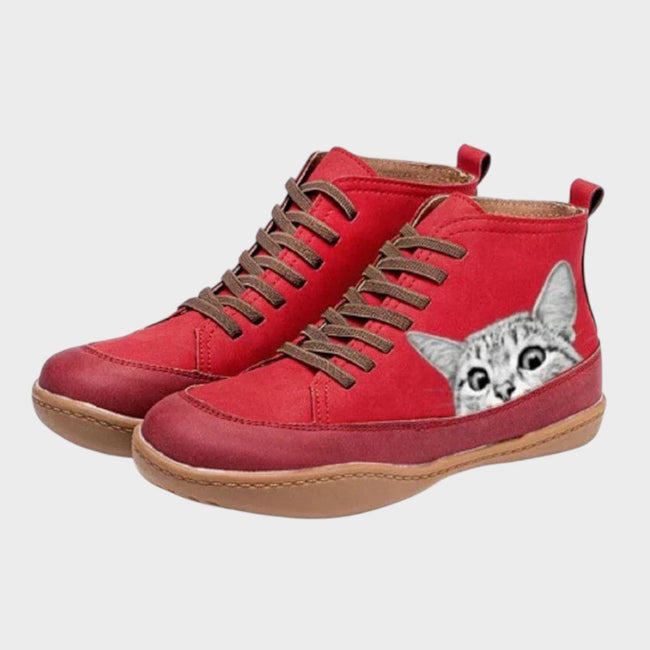 Luz – Botins com motivo de gato
