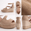Heloísa – Sandálias de cunha em estilo espadrille