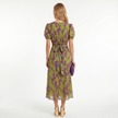 Sofia | Vestido Midi com Estampado Floral e Manga Curta