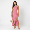 Valentina | Vestido Midi com Decote Transpassado