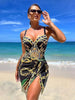 Maiô Feminino – Conjunto com Pareô Elegante
