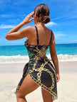 Maiô Feminino – Conjunto com Pareô Elegante