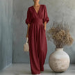 Bianca | Vestido Maxi Envolvente de Caimento Fluido