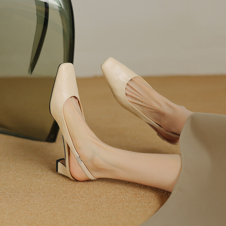 Ersa | Sapatos de salto em couro verdadeiro