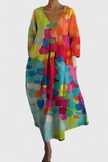 Vestido Fluido com Estampa feminino